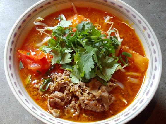 ブン・ボー・フエ(牛肉辛麺)セット